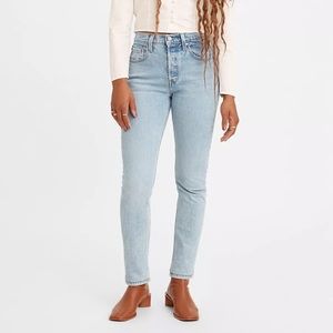 Levi's Premium 501 Skinny High Waist Jeans in Tango Light Wash Size 24